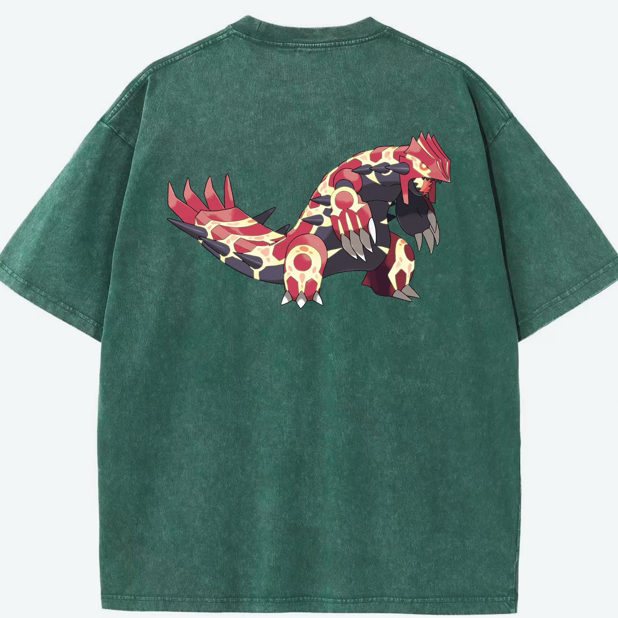 （画像用） ポケットモンスター Pokémon 綿100% ヴィンテージ風 半袖Tシャツ（背面プリント）